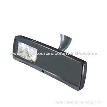 Car Mirror DVR with G-sensor Dual-camera, 1,080/720 Pixels at 30fps Resolution